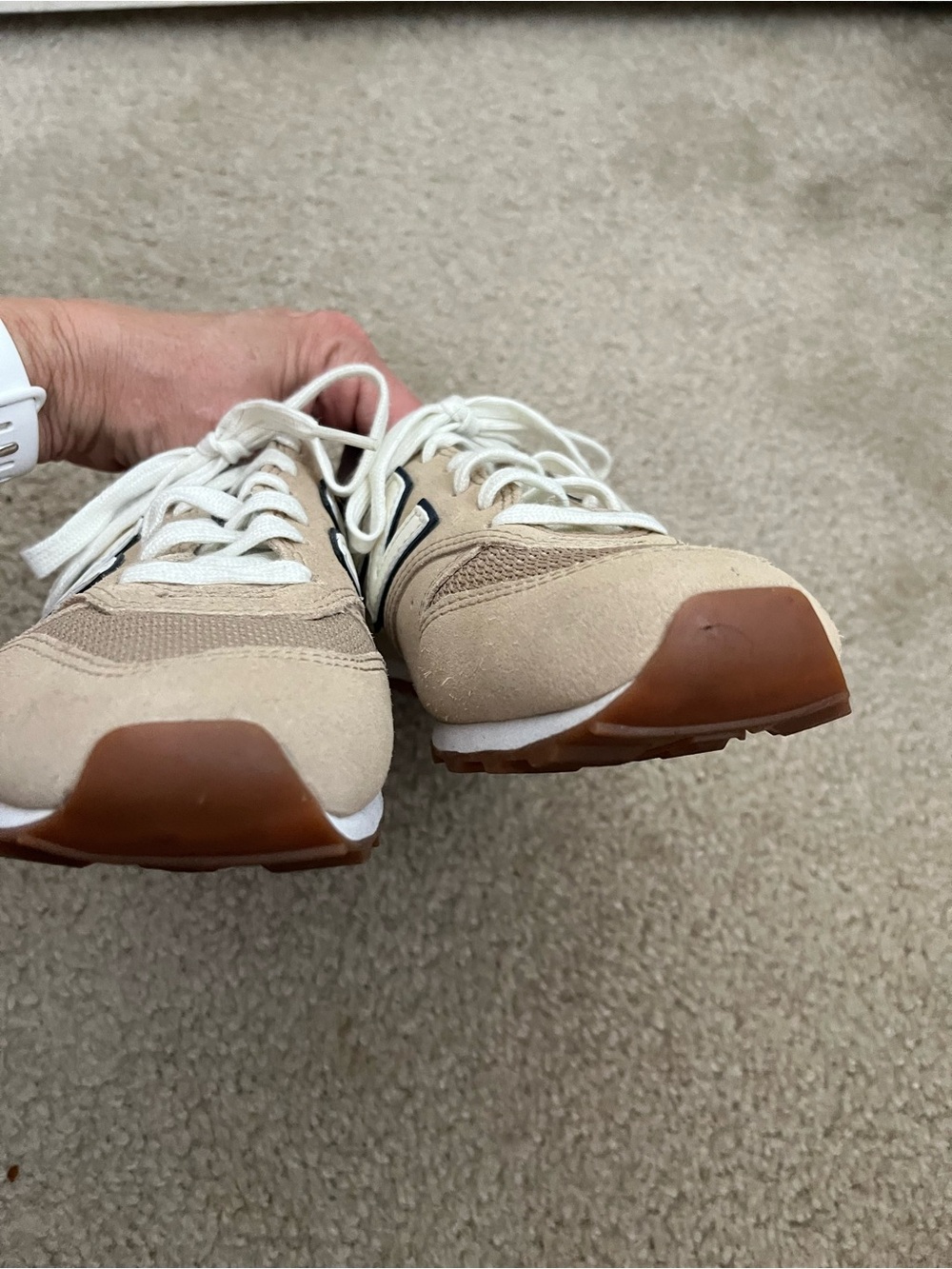 New Balance (sold by Jcrew) Tan 500 Series Running Shoes - Picture 5 of 9